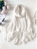 Solid Colour Chiffon Fashion Scarf Solid Colour Chiffon Fashion Scarf